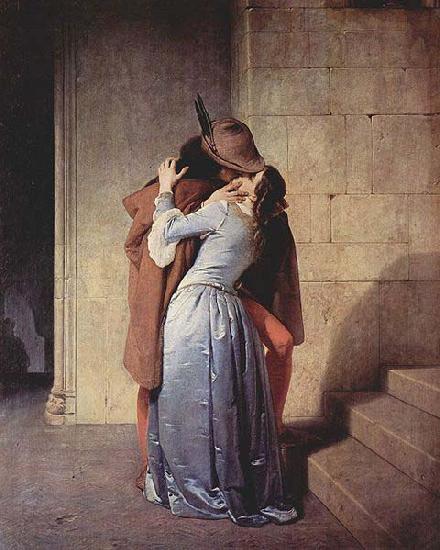 Francesco Hayez The Kiss oil painting image